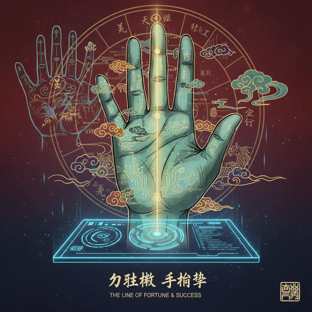 手相學 - 玉柱紋